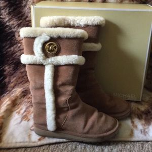Michael Kors fur lined boots
